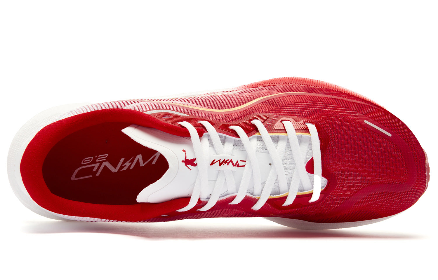 QIAODAN Wind-Running 2.0 Running Shoes 'Tomato Red Jordan White'「Women」