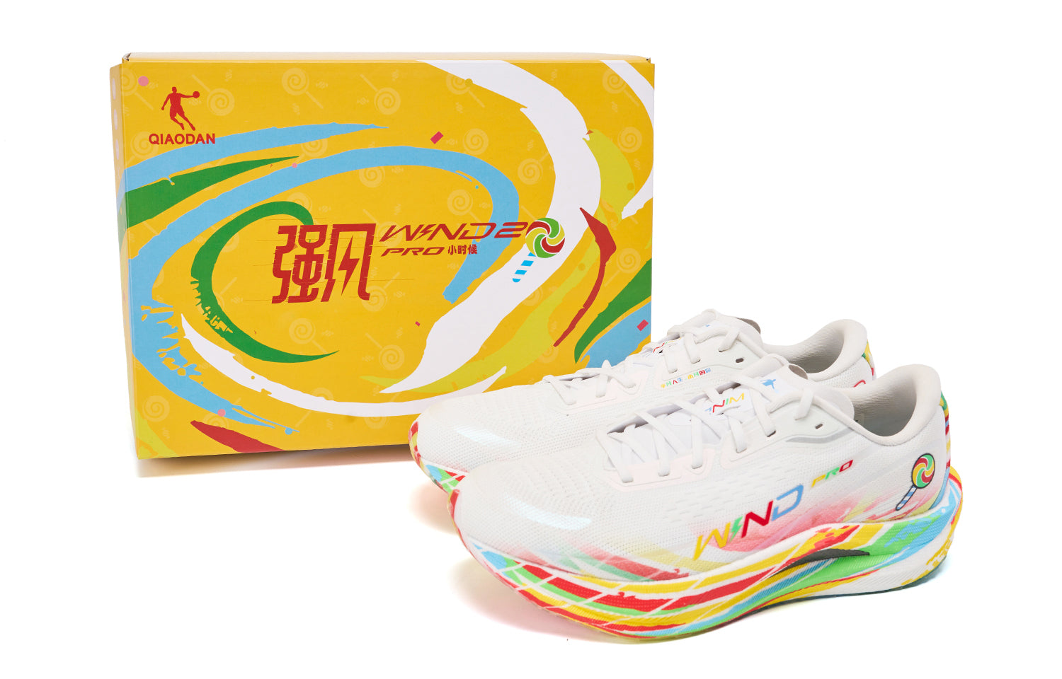 QIAODAN Wind-Running 2.0 PRO Running Shoes 'White Commerce Red'「Women」