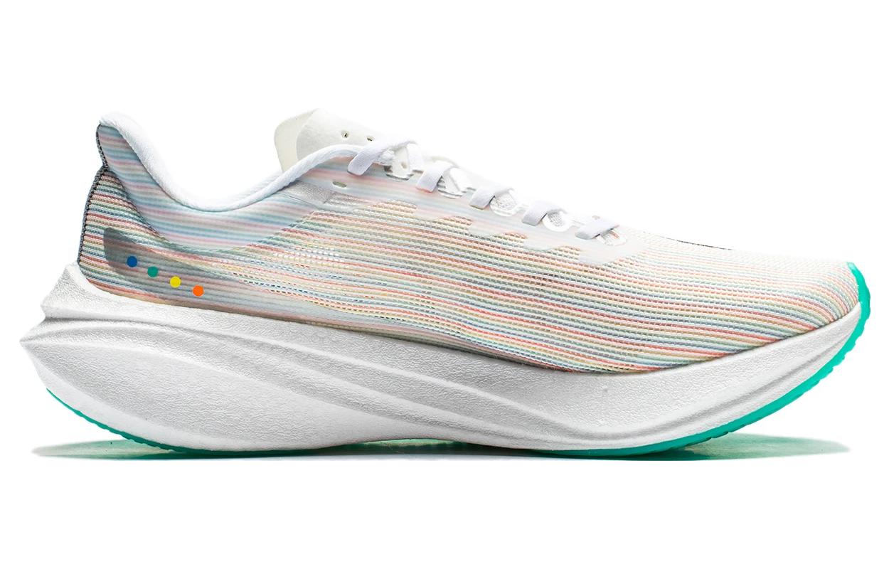 LiNing Feidian 3 Challenger Running Shoes Women's 'White Yellow Green' - Kicksown store