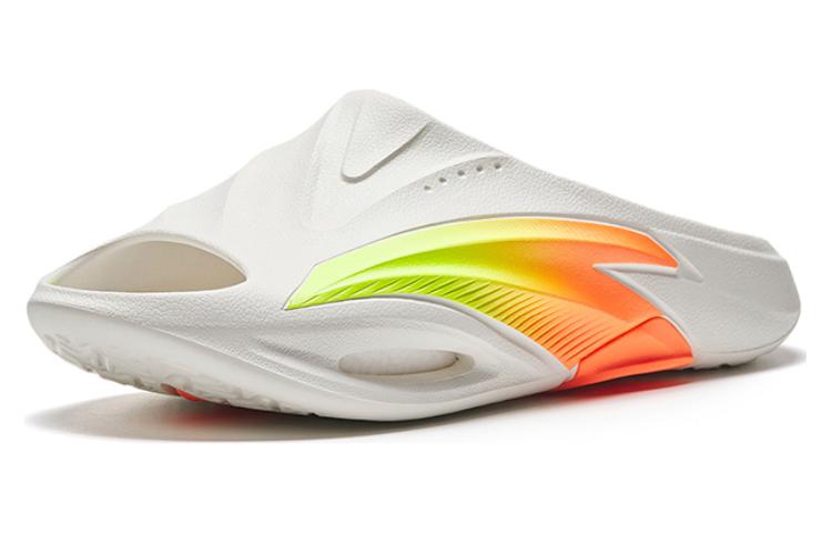 ANTA Slippers Nitrogen Bubble 'White Orange Green' - Kicksown store