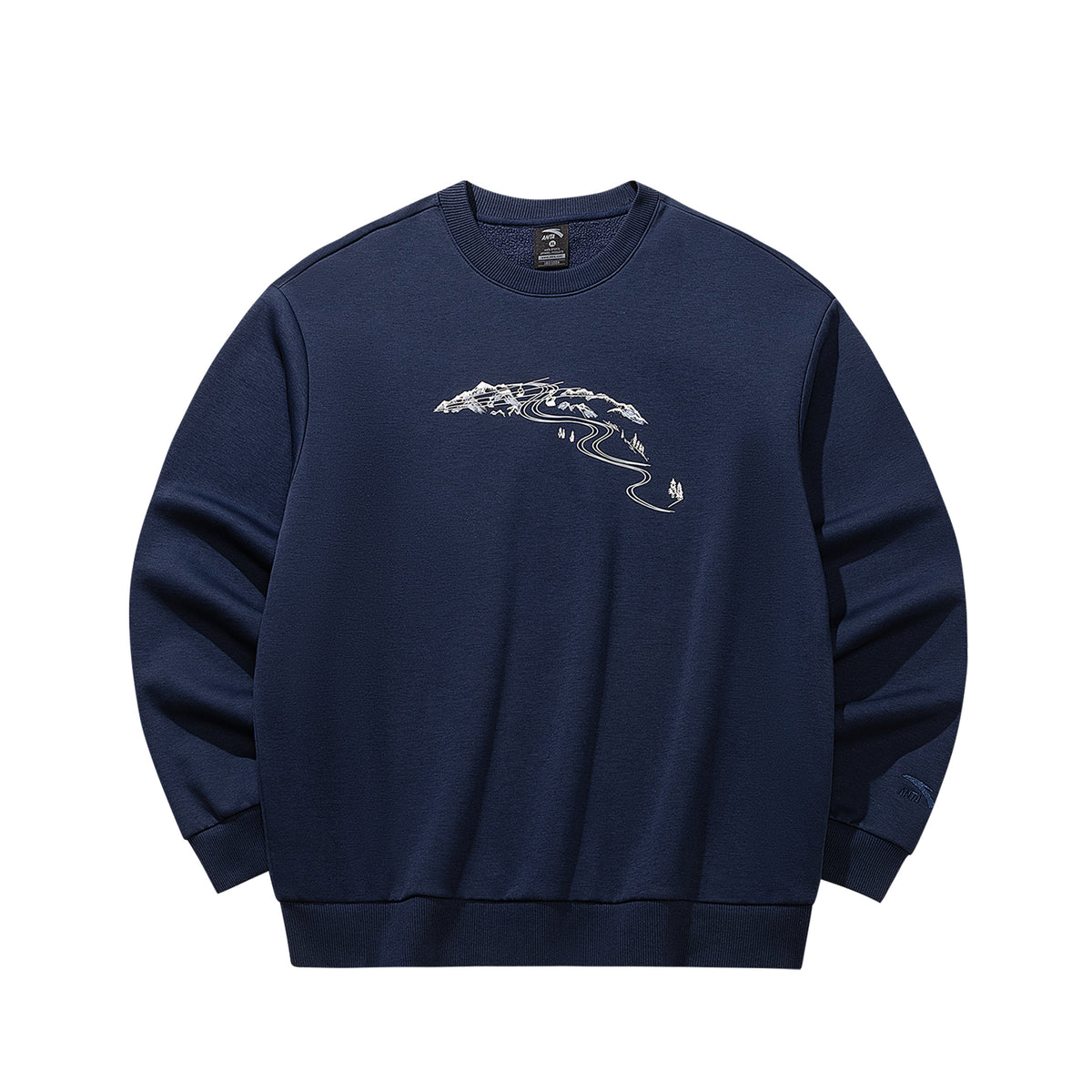 Anta Life Collection Sweatshirts 'Dark Navy Blue'