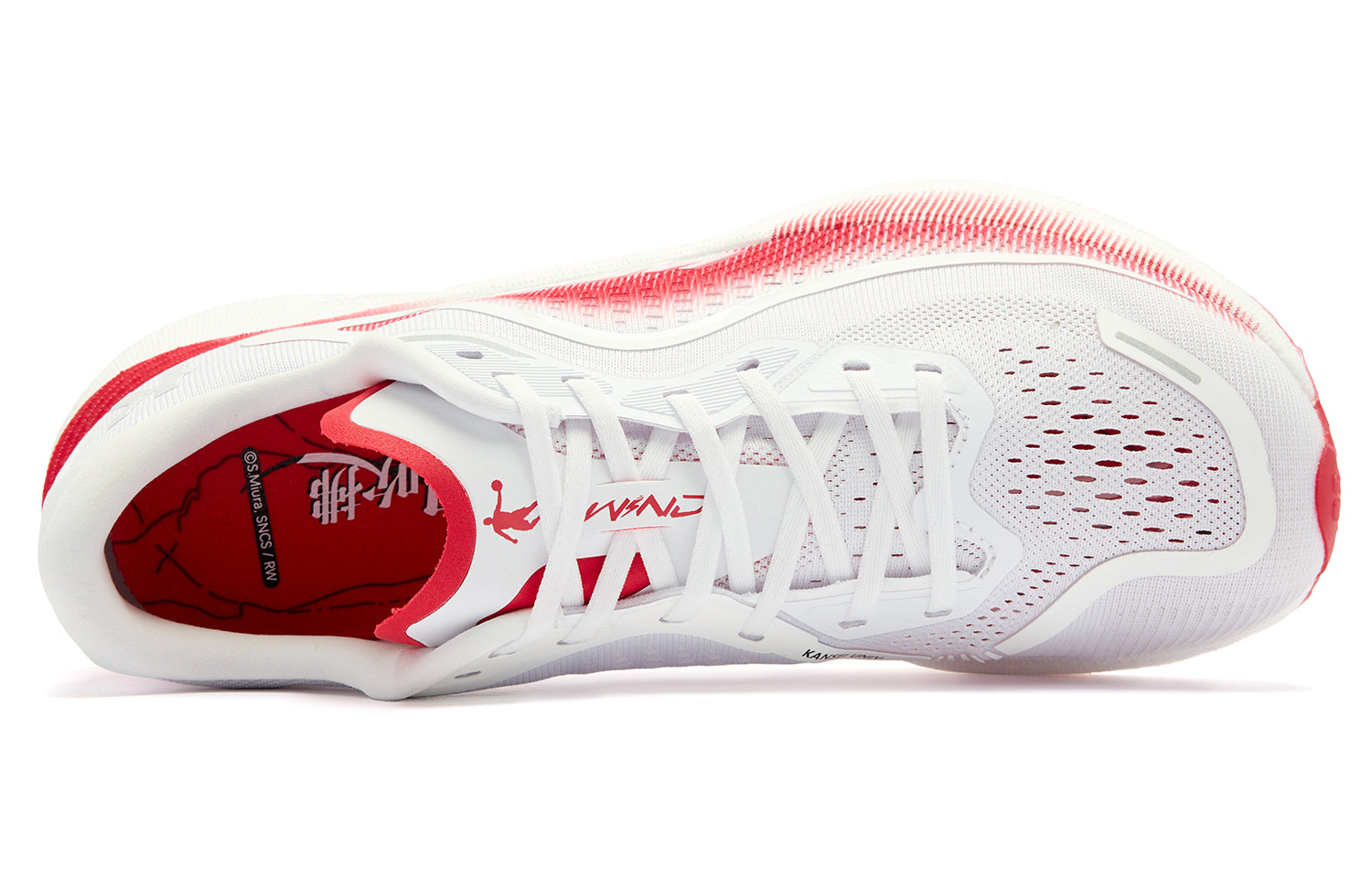 QIAODAN Wind-Running 2.0 Running Shoes 'Tomato Red Lightning Blue'