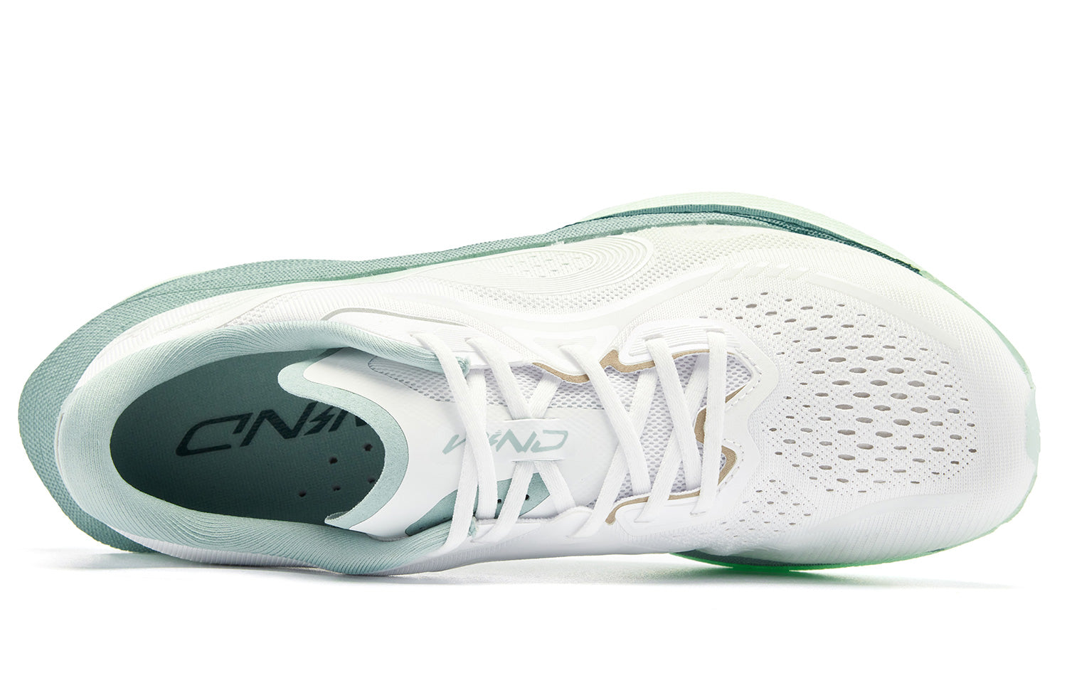 QIAODAN Wind-Running 3.0 Running Shoes 'Jordan White Snow Mist Green'