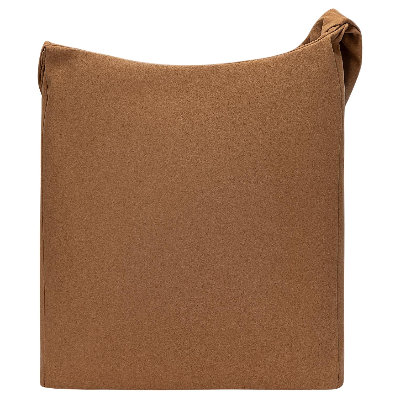 Anta Irving Series Suede Shoulder Bag, Crossbody Bag Yellow