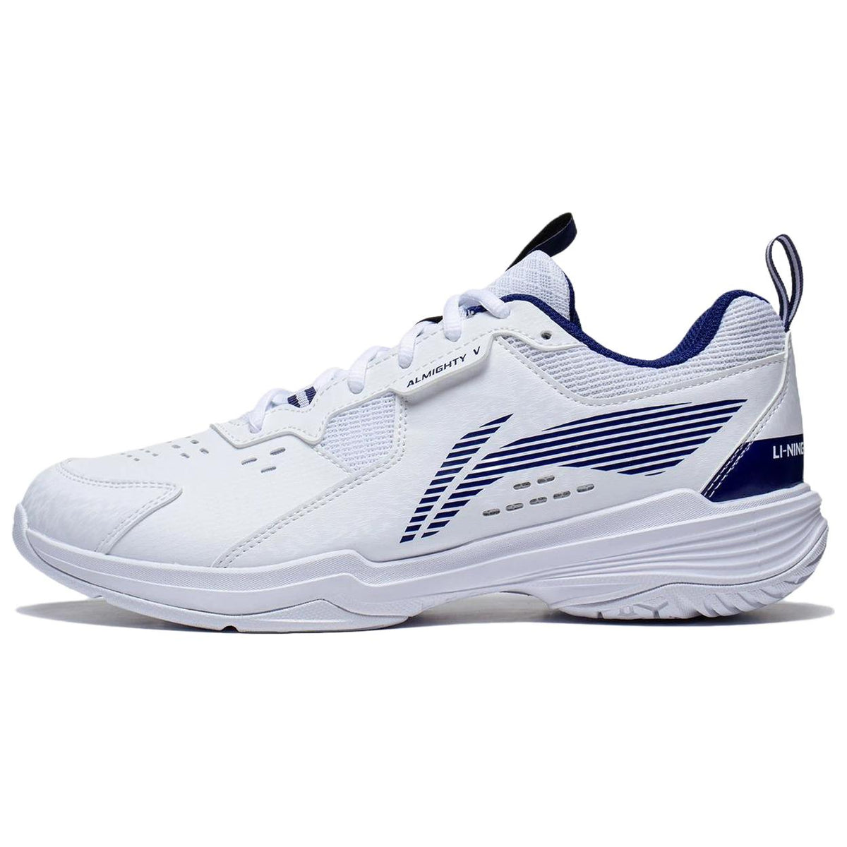LiNing Ace V 'White Blue' | Badminton Shoes