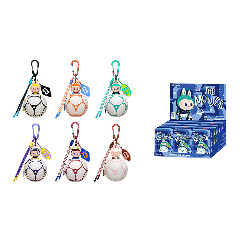 THE MONSTERS x FIFA サッカーミニバッグ POP MART THE MONSTERS X FIFA Soccer Ball Mini Bag Mystery Boxes