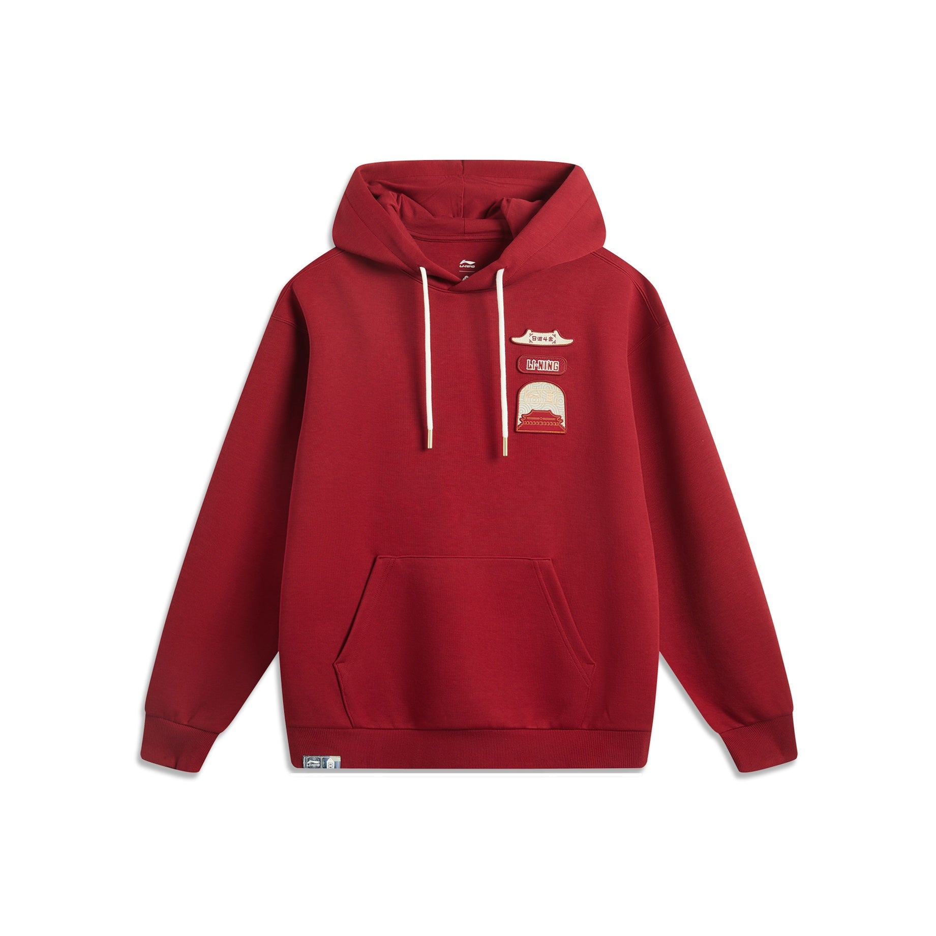 LiNing x Forbidden City Rijin Doujin Collection Sweatshirt Unisex 'Deep Rich Red'