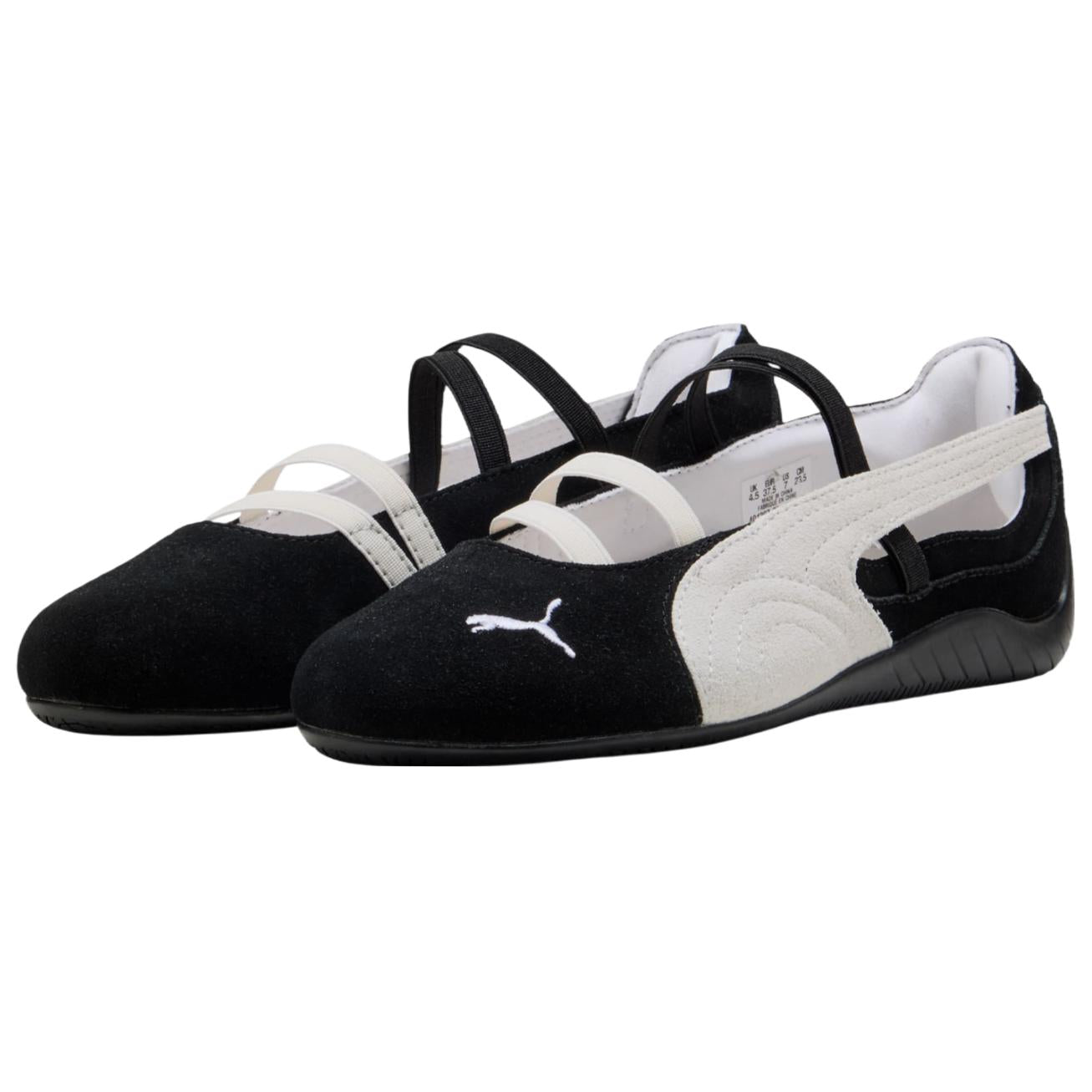 PUMA バレエスニーカー ブラック/ホワイト プーマ スピードキャット バレエ「ブラック ホワイト」ウィメンズ
