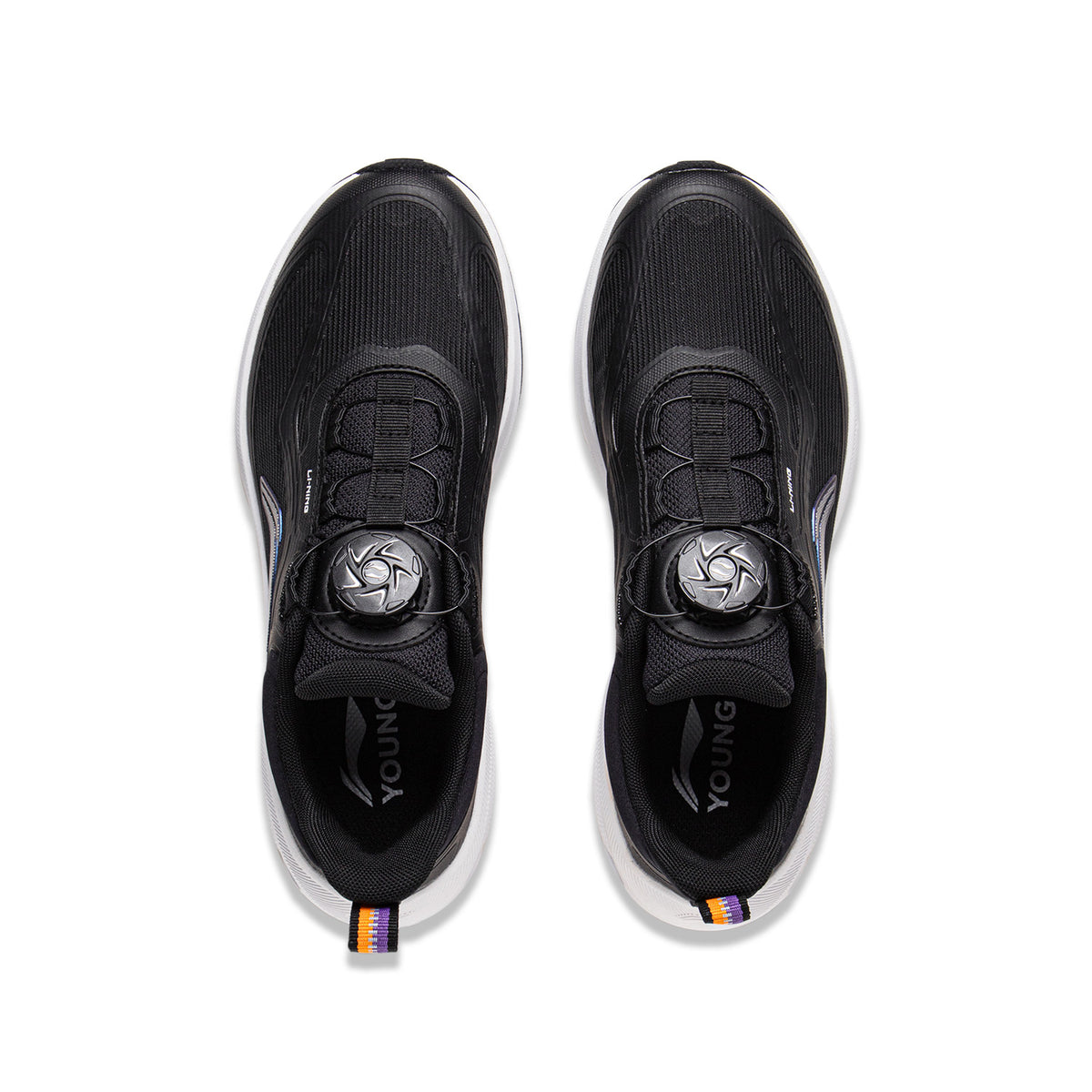 LiNing Young Running Shoes 'Black' White 「Kids」