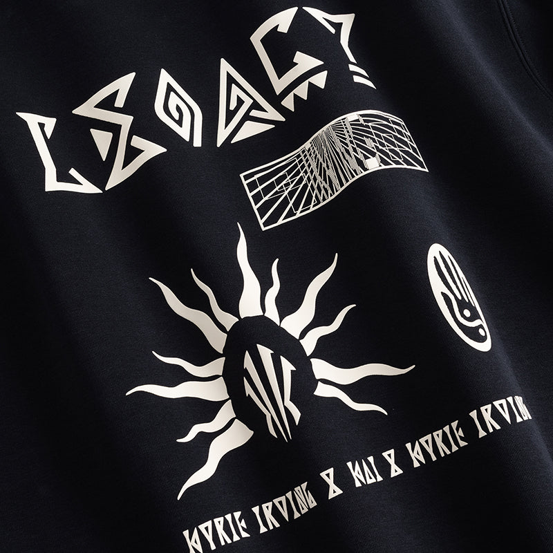 Anta KAI Sweatshirts 'Black Crew Neck Thickened'