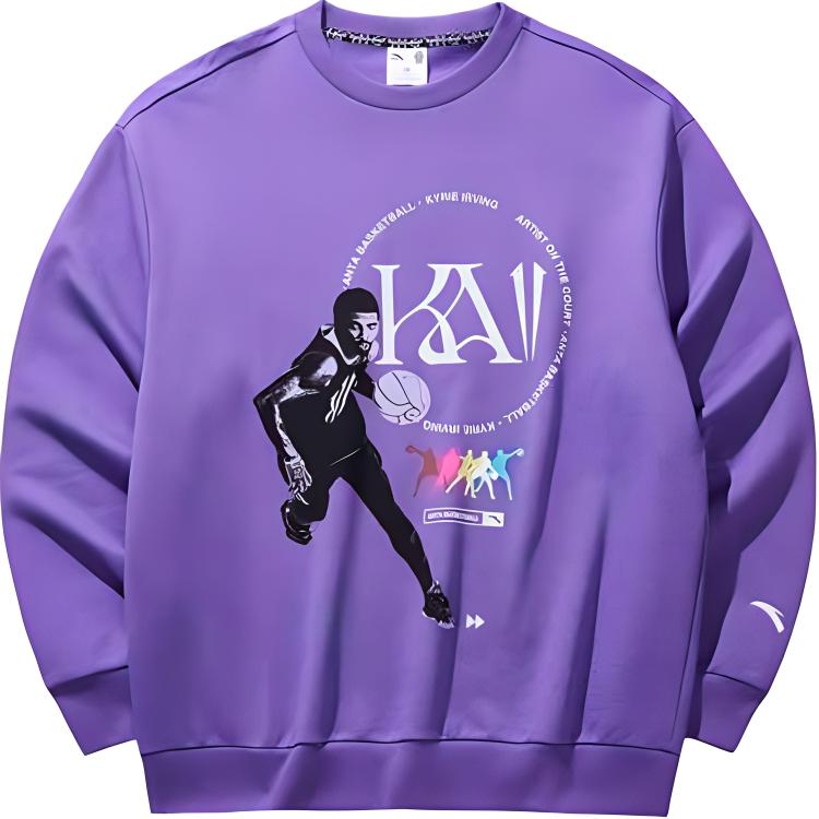 Anta Kai Sweatshirt 'Fluorescent Grape Purple'
