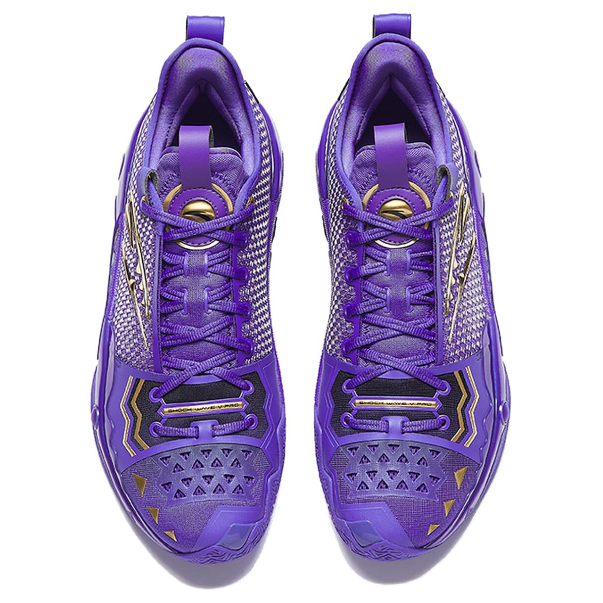 シューズ(男性用) ANTA Shock Wave 5 ProUS11 ANTA Shock Wave 5 'Purple' Basketball Shoes | KICKSOWN official