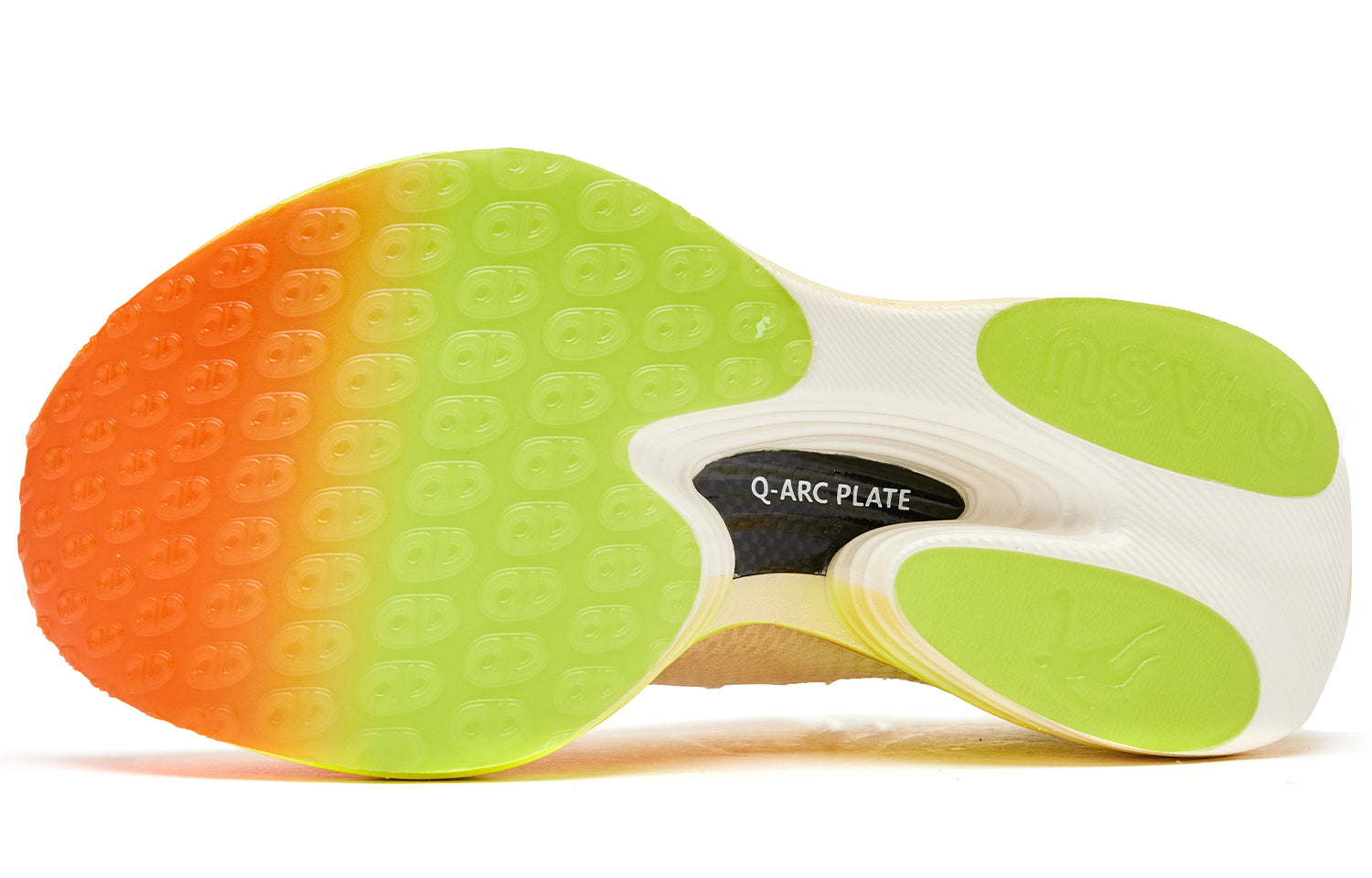 QIAODAN Feiying PLAID 1.5 Running Shoes 'Vanilla Yellow Sun Orange'「Women」