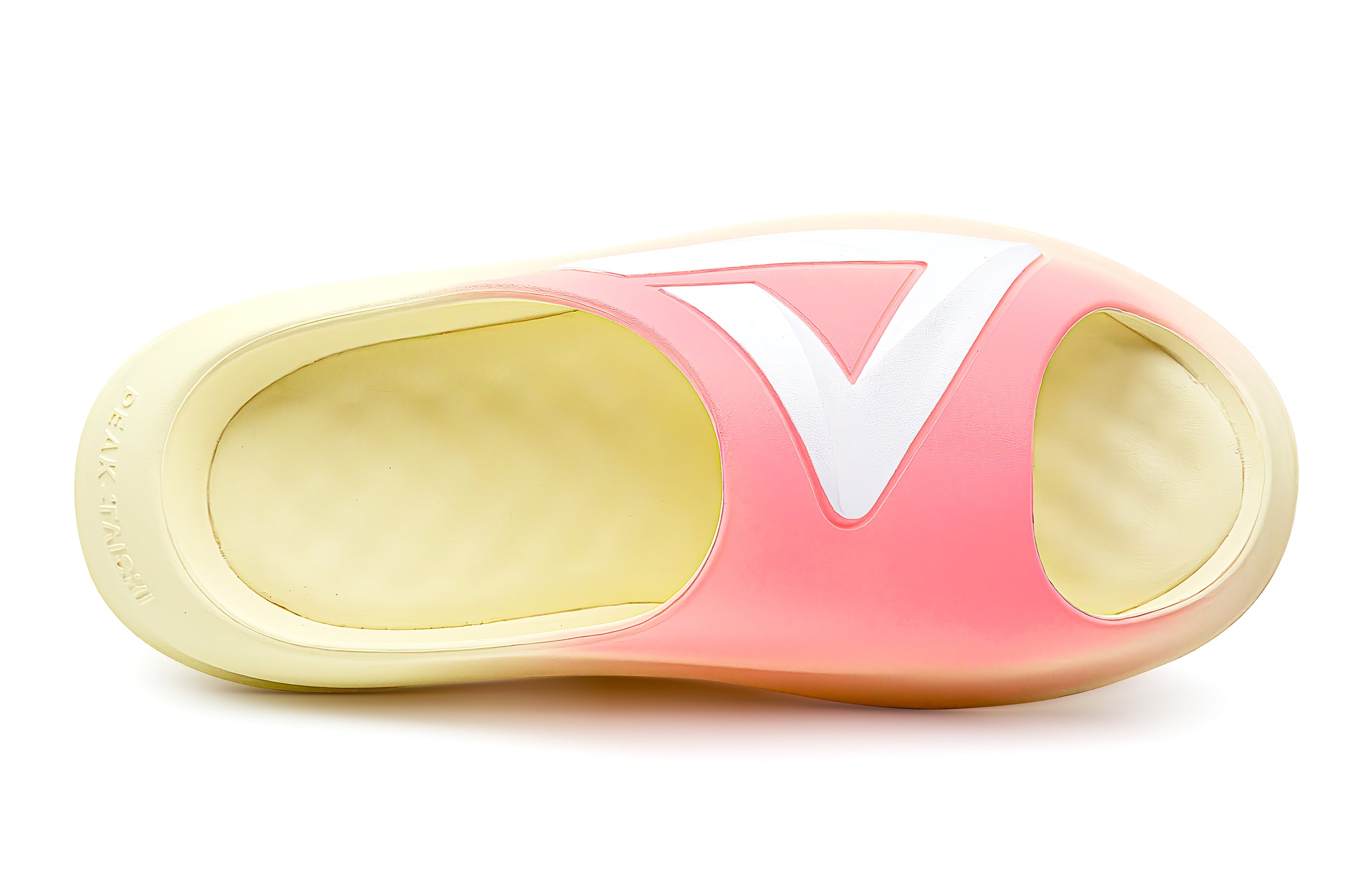PEAK Taichi Little Chubby Slippers 'Pink Yellow'