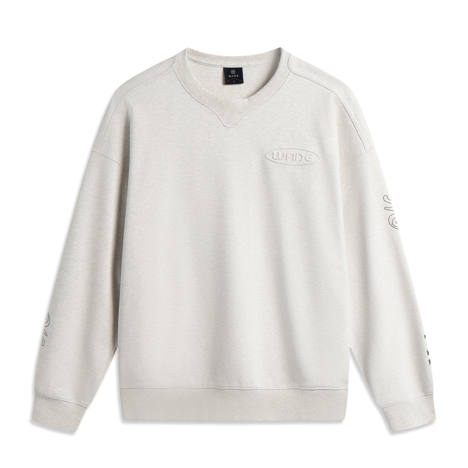 LINING Sweatshirts Men's Heather Gray Tile Gray - Kicksown store
