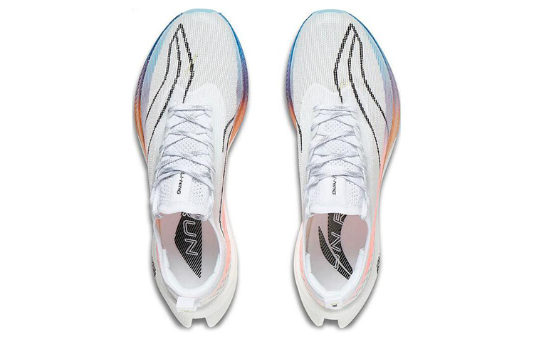LiNing Feidian 3 Elite Running Shoes 'White Pink Blue' - Kicksown store