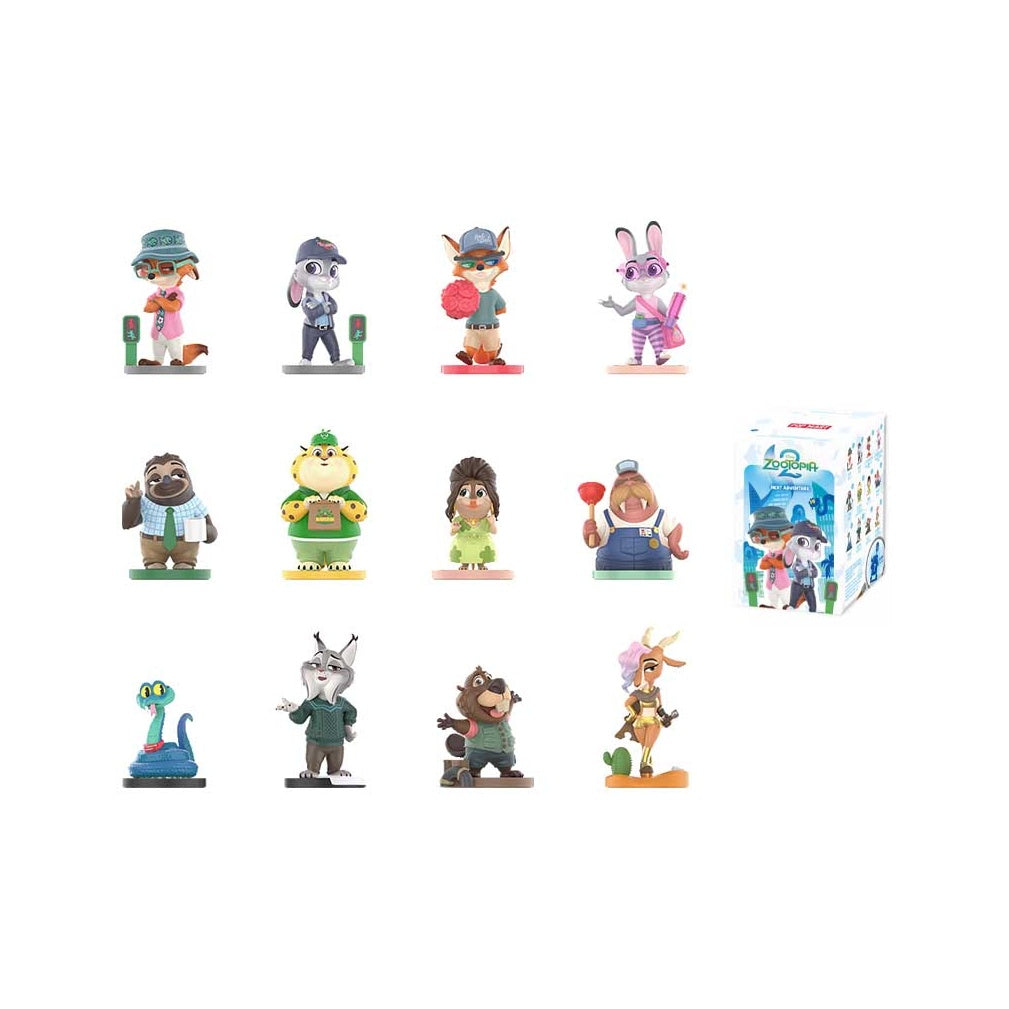 POPMART ディズニー POPMART Zootopia: The Crazy Sequel Series Disney Figure