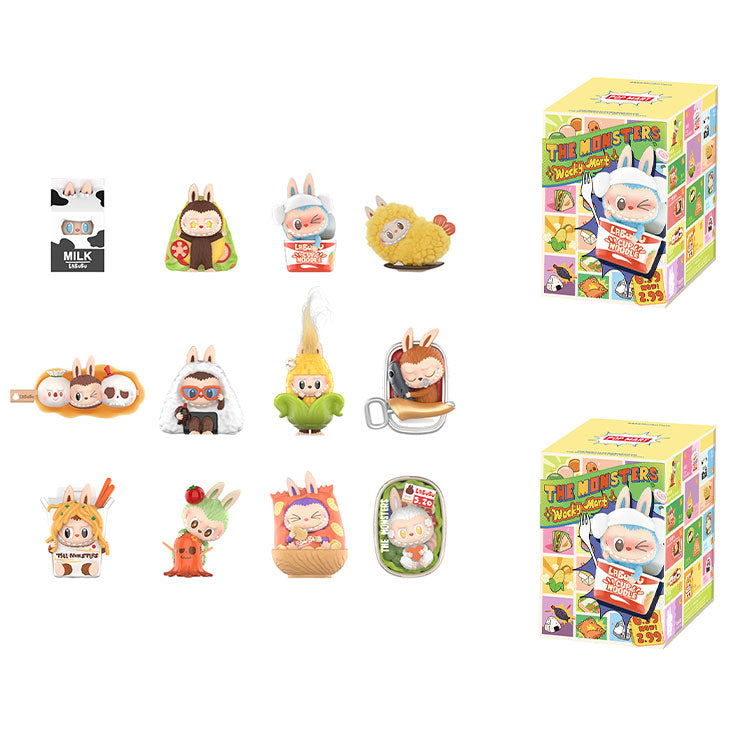 POP MART THE MONSTERS Convenience Store Collection Figure Mystery Boxes Single Mystery Box/Full Box 12 Pcs - Kicksown store
