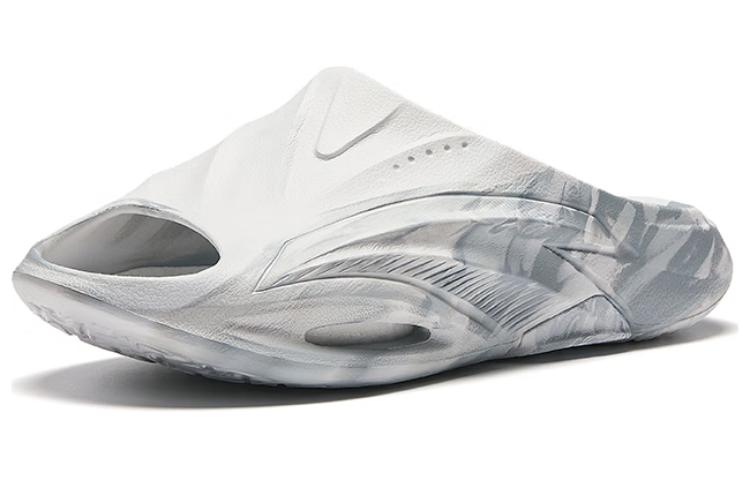 ANTA Slippers Nitrogen Bubble 'Gray White' - Kicksown store