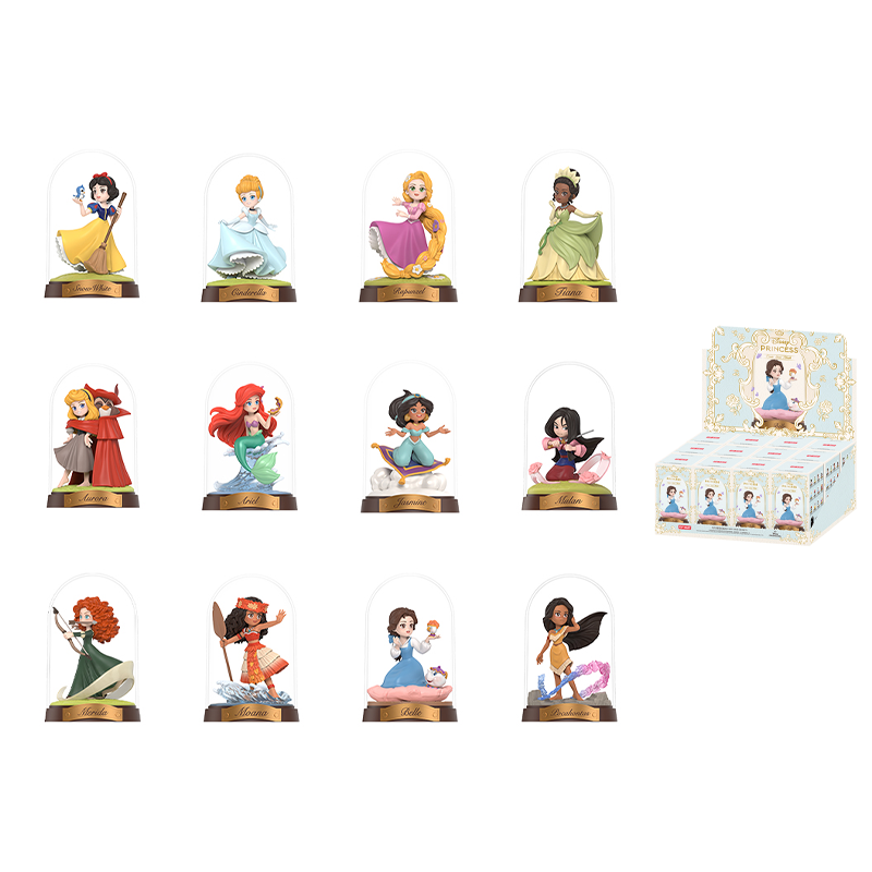 POP MART Disney, Snow White, Belle, Jasmine, Merida Innovation World Collection Mystery Boxes