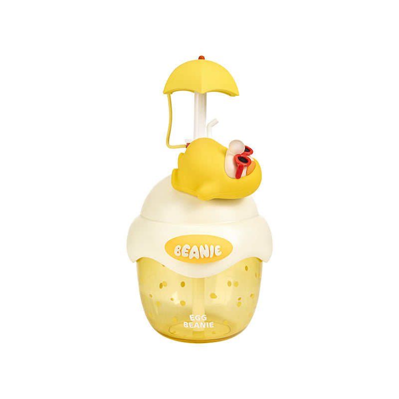 POP MART Beech PUCKY Egg Bean Collection Straw Cup