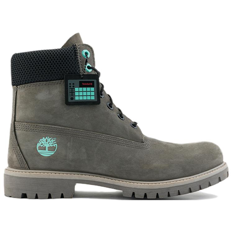 Timberland PREMIUM Crew Martin Boot Medium Heel Mens Gray