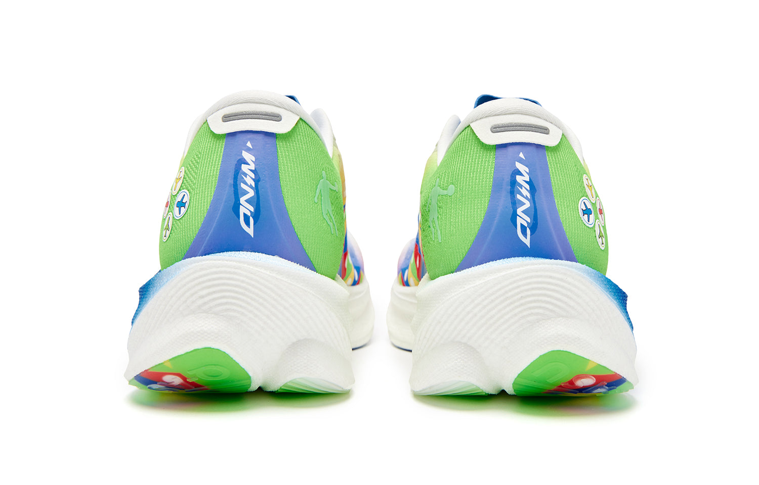 QIAODAN Wind-Running 3.0 Running Shoes 'Jordan White Neon Green'
