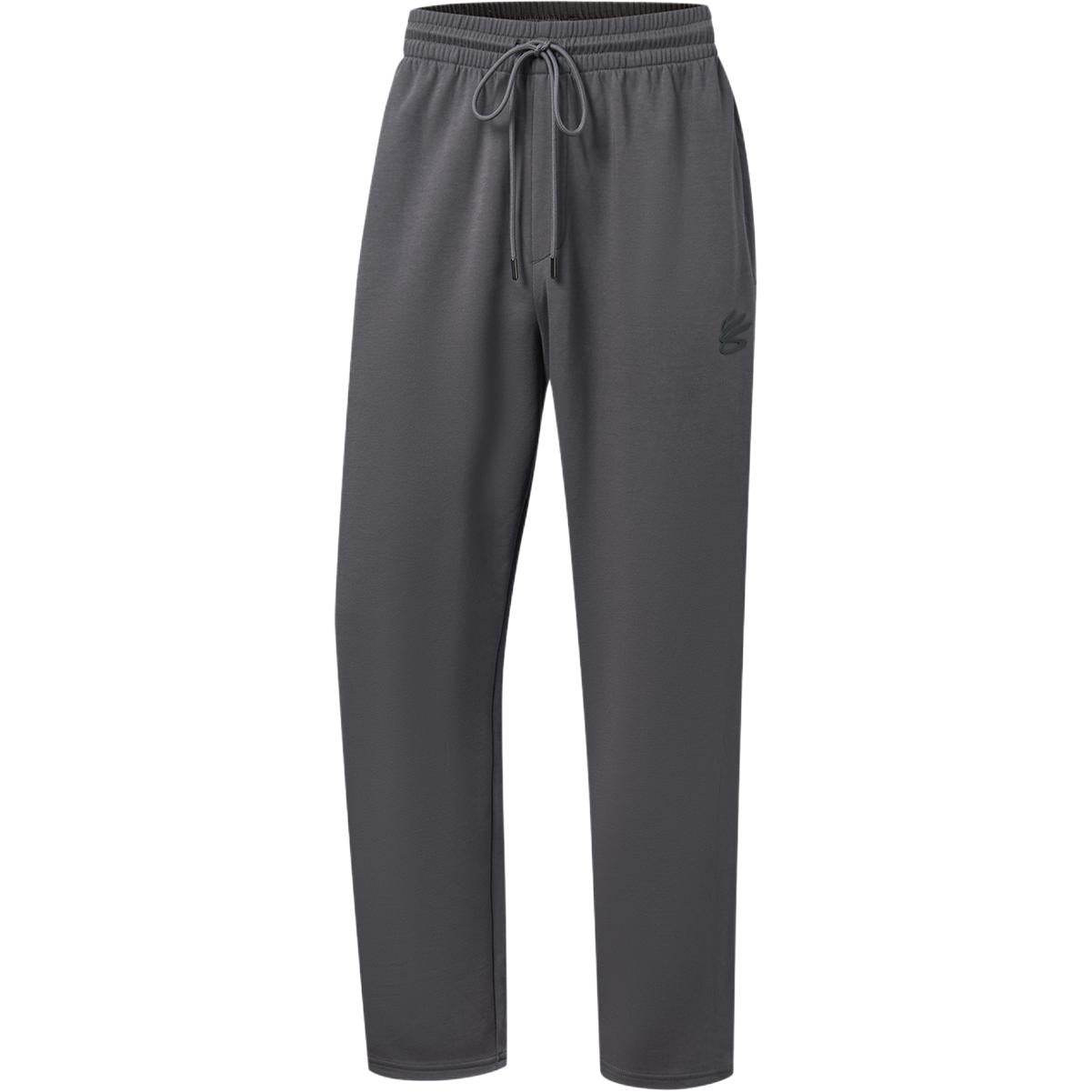 Li Ning Curry China Collection Casual Pants Men's Meteorite Gray Moderate Straight Fit Pants