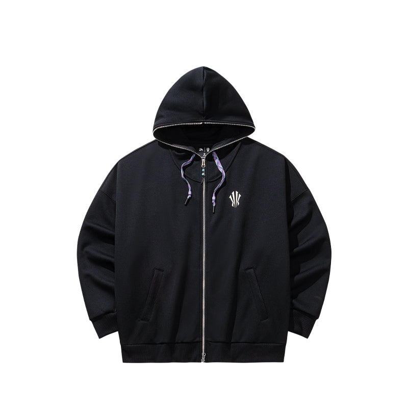 Anta KAI Sweatshirts 'Black Hooded'