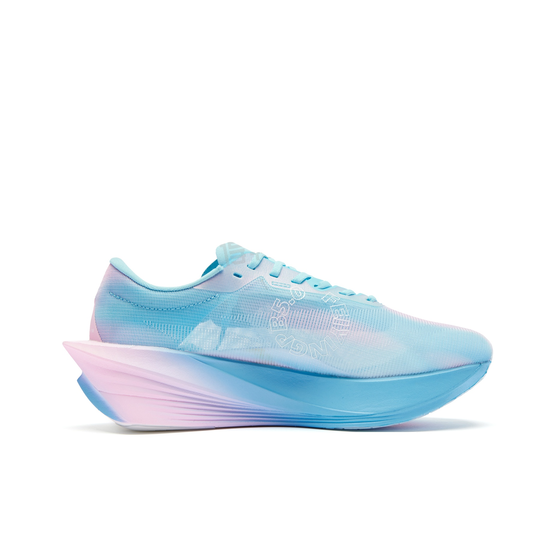 QIAODAN Feiying PB5.0 Running Shoes 'Cirrus Blue Cherry Blossom Pink'