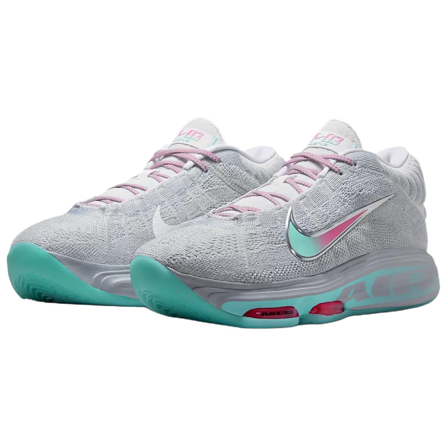 NIKE ナイキ　GTハッスル3 ピンク　グレー　シルバー　ホワイト　白 Nike GT Hustle 3 'South Beach'