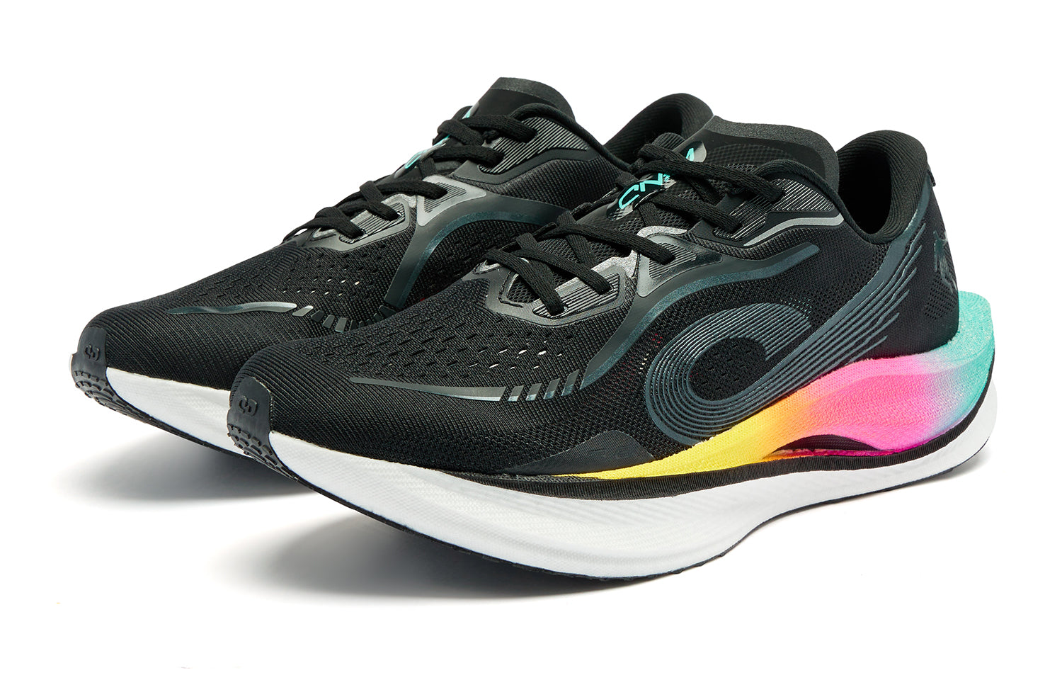 QIAODAN Wind-Running 3.0 Running Shoes 'Black White'