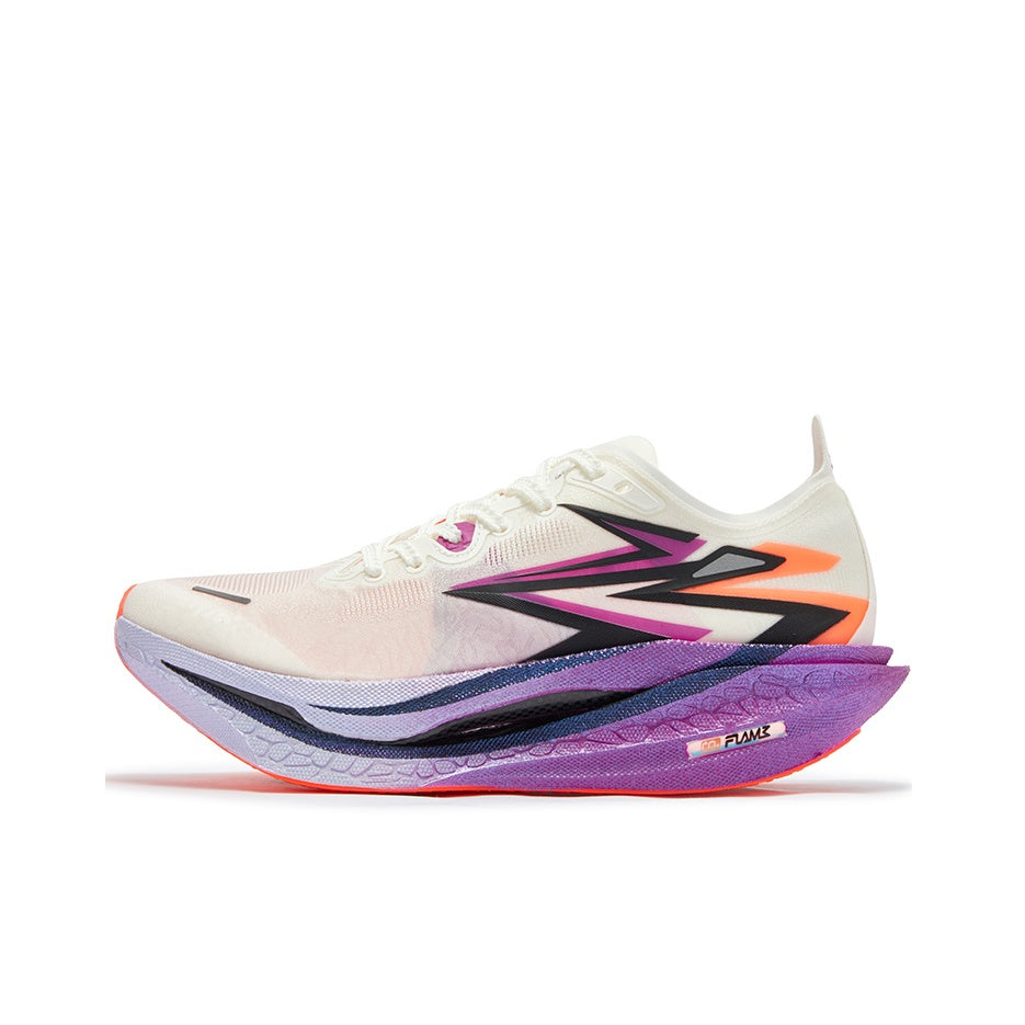 361° Flame 4 Running Shoes 'White Purple'