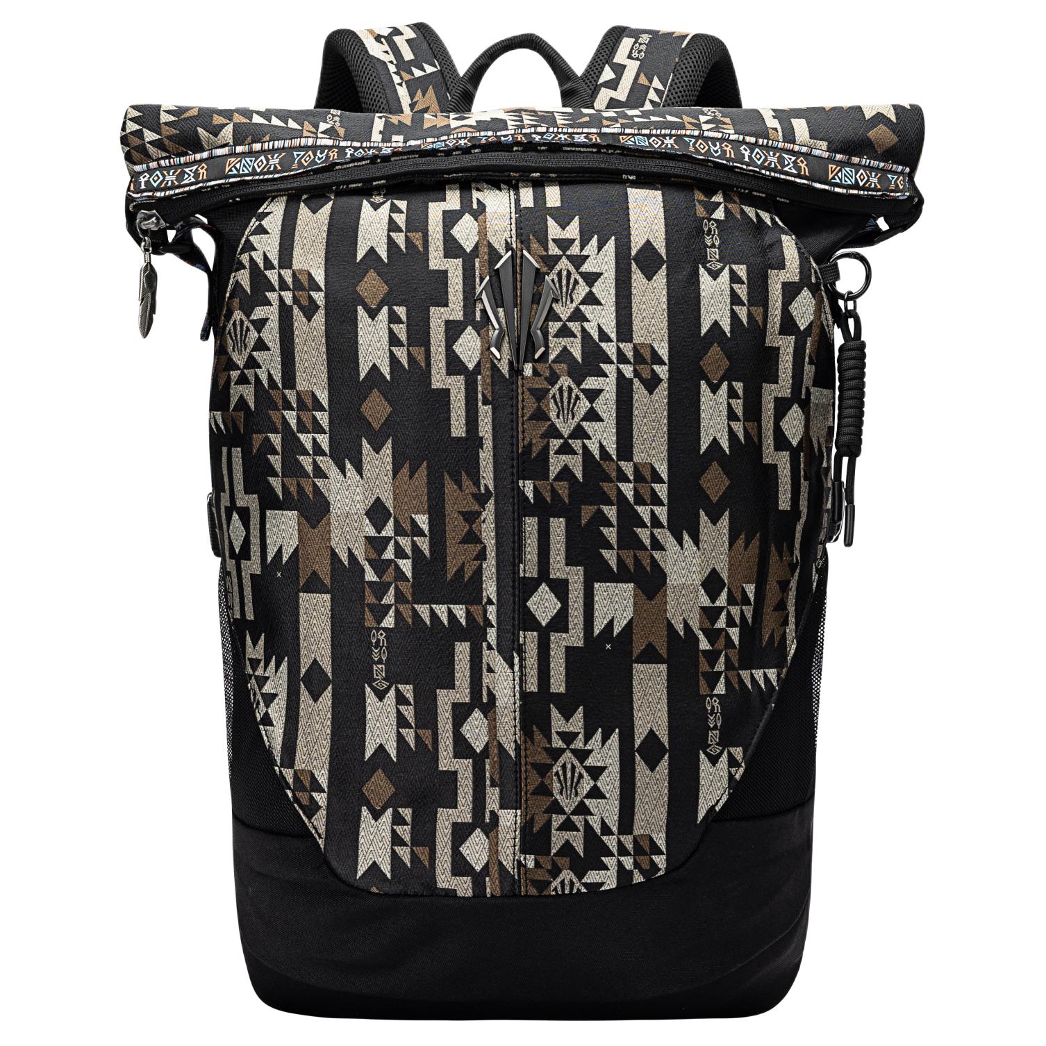 Anta Kai Polyester Backpack Black Jacquard