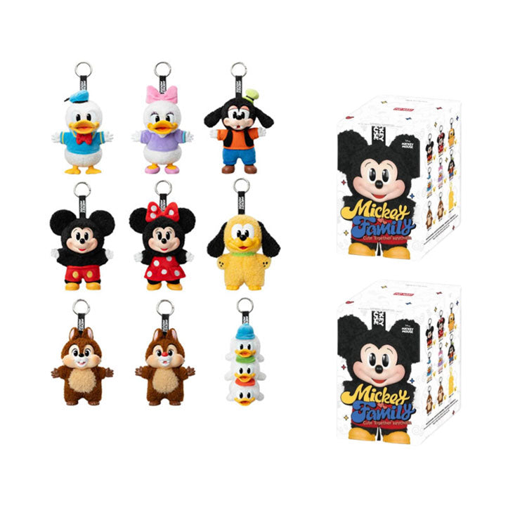 POP MART Disney Mickey Family Together Series Minnie Plush Keychain