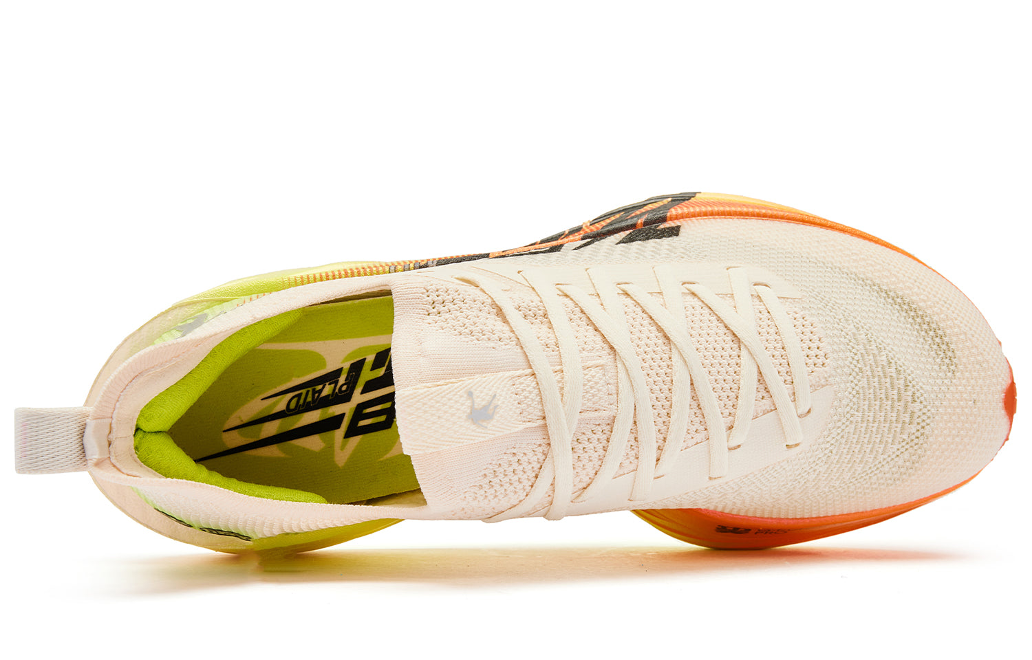 QIAODAN Feiying PLAID 1.5 Running Shoes 'Vanilla Yellow Sun Orange'「Women」