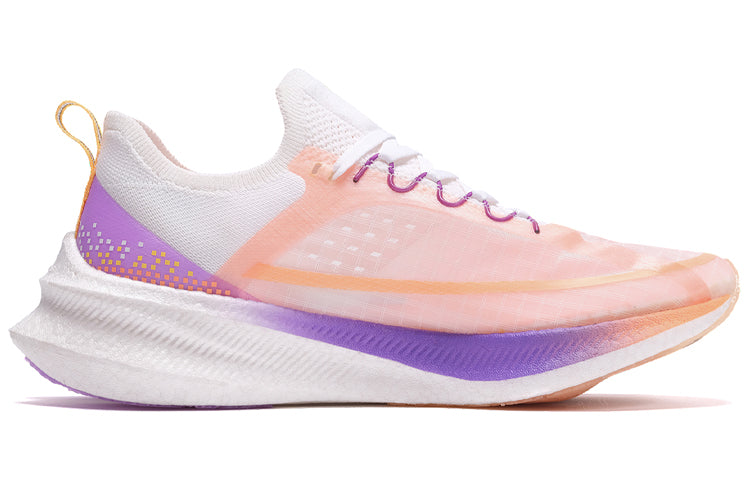 LiNing Feidian Challenger Running Shoes Women's 'White Purple' - Kicksown store
